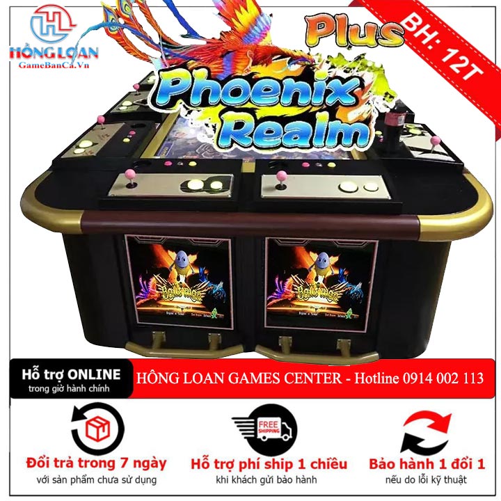 Phần mềm trò chơi Phoenix Realm Máy trò chơi bắn cá 8 người chơi 