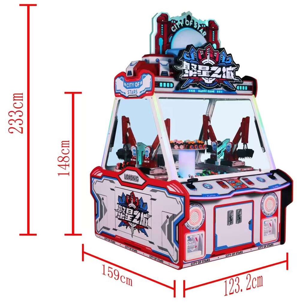 Máy game Máy Xúc Kẹo 4 người chơi – Tăng thêm sự kịch tính và hứng khởi cho khu vui chơi