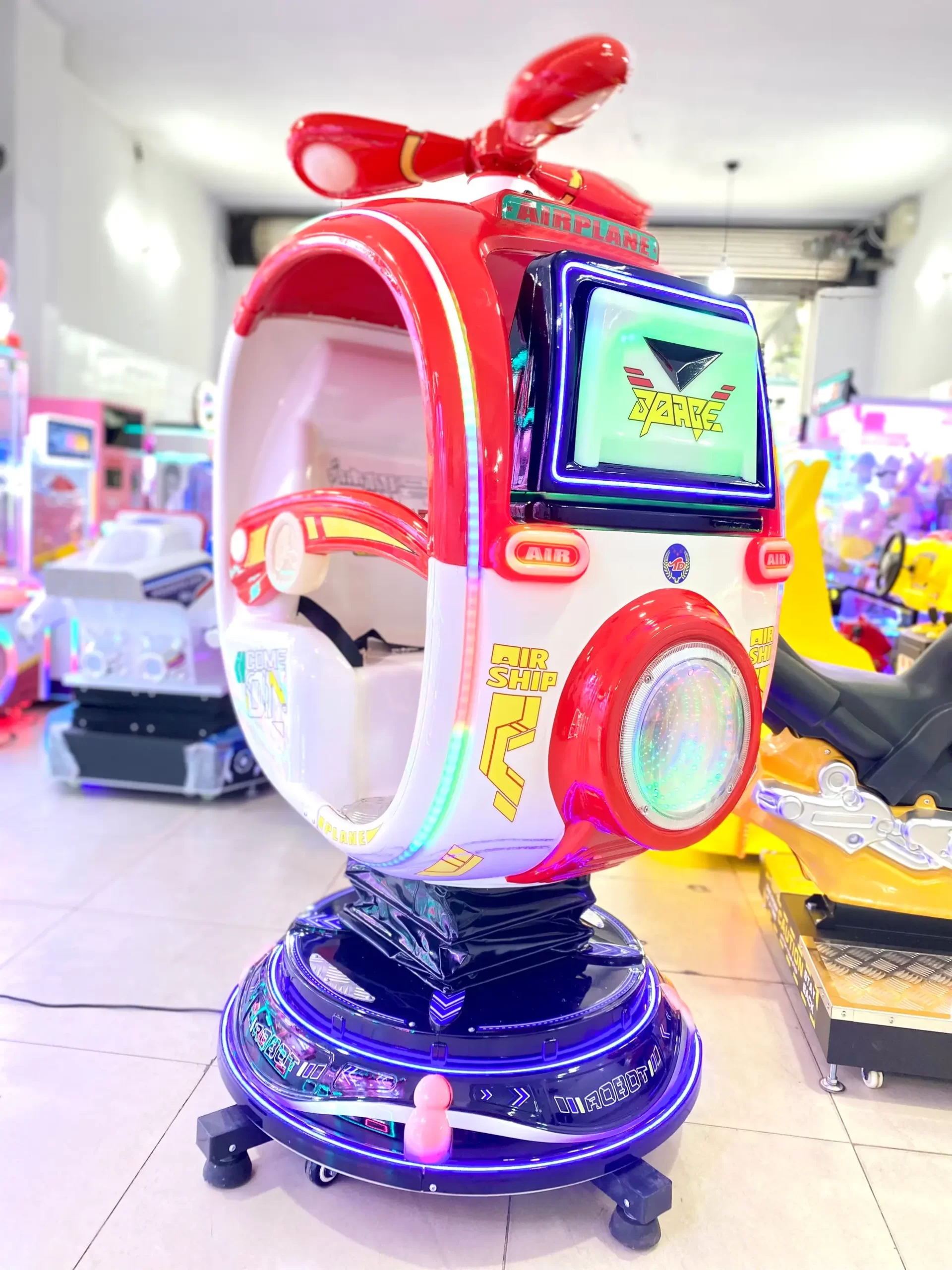 Máy game nhún – Dream Rotary Plane (màn hình trò chơi tương tác 3D)