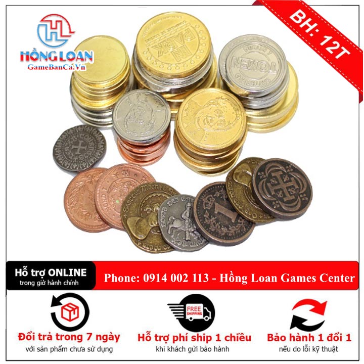ĐỒNG XU CHƠI GAME, PHU KIEN MAY BAN CA