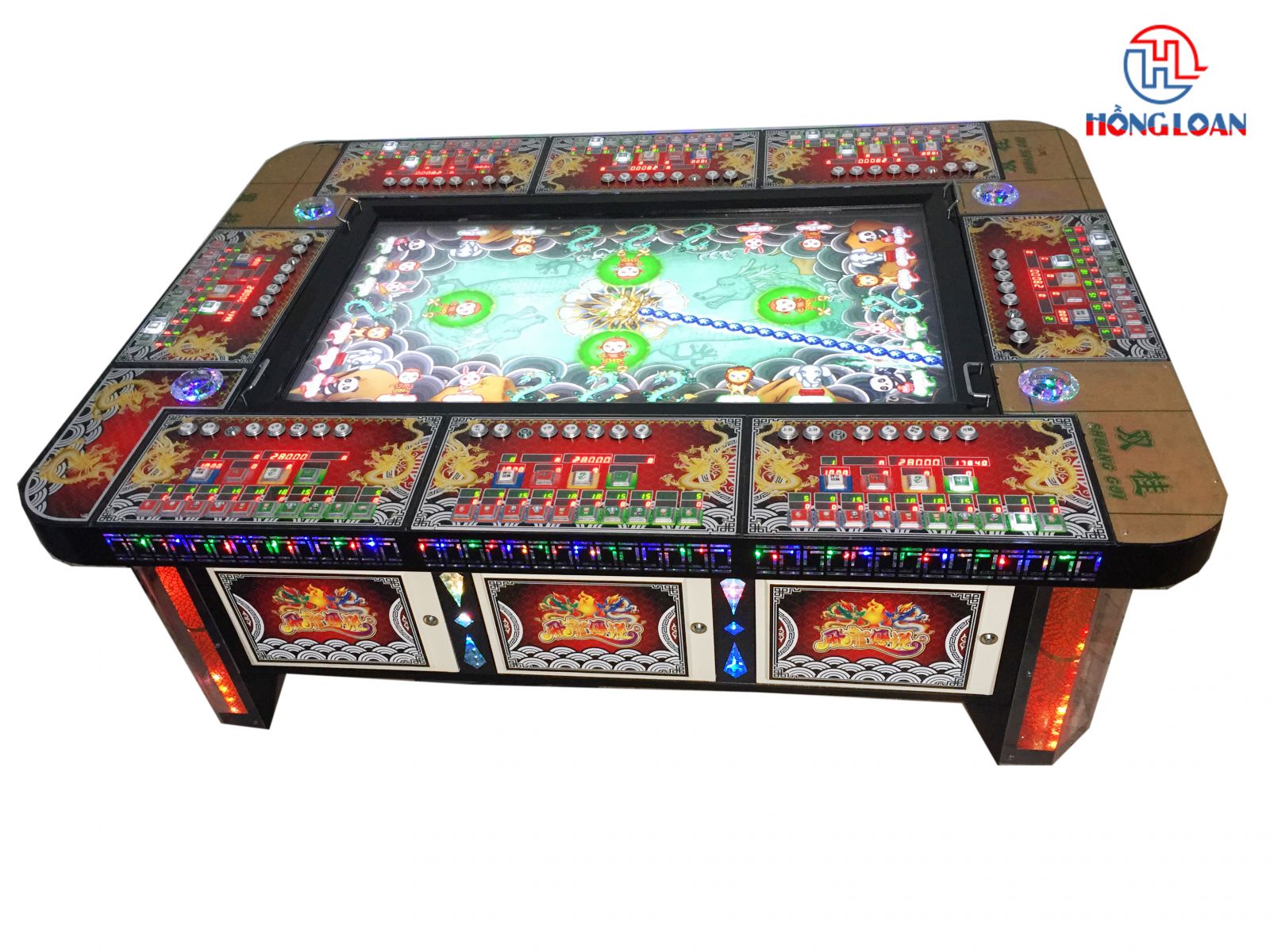 máy rồng 12 con giáp 8 người chơi