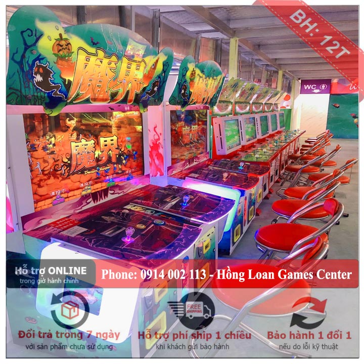 công ty thiết kế khu vui chơi, máy bắn cá mini, máy bắn cá 2 người chơi