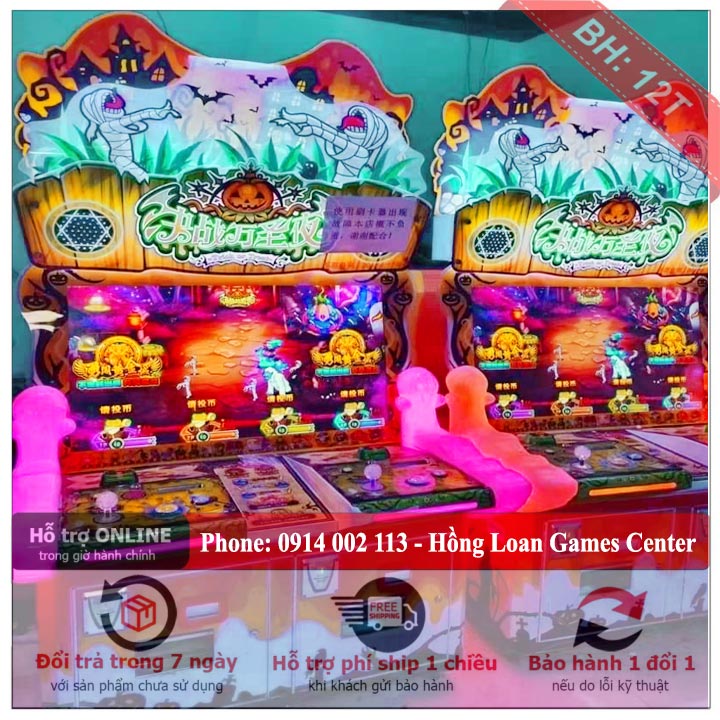 công ty thiết kế khu vui chơi, máy bắn cá mini, máy bắn cá 2 người chơi
