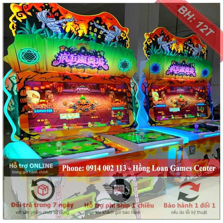 công ty thiết kế khu vui chơi, máy bắn cá mini, máy bắn cá 2 người chơi