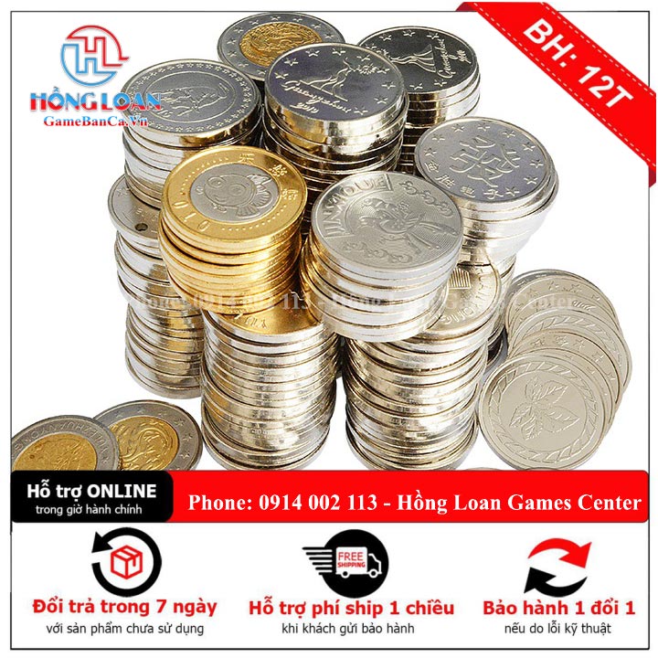 thẻ xu chơi game siêu thị