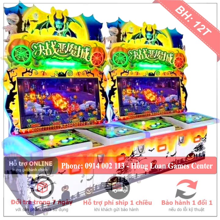 công ty thiết kế khu vui chơi, máy bắn cá mini, máy bắn cá 2 người chơi